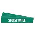 Brady Pipe Marker, Storm Water, PK5 7275-1-PK