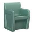Sentinel Arm Chair, Floor Mount, Aqua w/Door 106484AQS