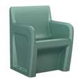 Sentinel Sentinel Arm Chair Floor Mount, Aqua 106484AQ