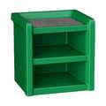 Endurance Night Stand, Plastic, Laminate Top, Green 7609GN