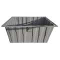 Barracuda Master Box, Gray, Polypropylene, 28 1/4 in L, 12 1/2 in W, 18 in H, 3 cu ft Volume Capacity 8568M