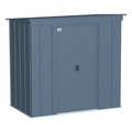 Arrow Storage Products 6x4 Classic Steel Storage Shed, Blue Grey CLP64BG