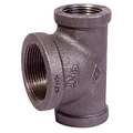 Zoro Select Female NPT x Female NPT x Female NPT Malleable Iron Reducing Tee 783Y53