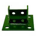 Vast Strut Channel Fitting, Green, 1/4 V70SQGN