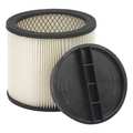 Shop-Vac Vacuum Filter, Fits Shop-Vac Vacuum Brand, Std, 8 in, Wet/Dry, Paper, Cartridge Filter 9030433