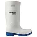 Dunlop Rubber Boots, PR, WHITE/BLUE 8 6113155