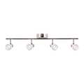 Afx Gage 4 Light LED Fixed Rail, Chrome GGEF0618L30D1PC