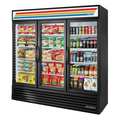 True Refrigerator and Freezer GDM-72F-HC-TSL01-Black