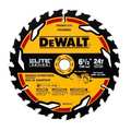 Dewalt Circular Saw Blade, 6-1/2 in, 24 Teeth DWAW61224