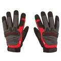 Milwaukee Tool Work Gloves, X-Large, Black/Red 48-22-8733