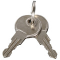 Condor Replacement Keys, 1-5/8" D, 1-5/8" W, PK2 799LC0