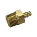 Mem-Co Mini Barb Fitting, 3/4", Brass, Beaded 1/8B1