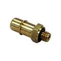 Mem-Co Mini Barb Fitting, 1-1/32", Brass, Beaded 3/8BSPP-B4-O