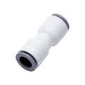 Parker Push-to-Connect Metric Plastic Push-to-Connect Fitting, Polymer, White 6306 04 06WP2