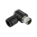 Legris Push-to-Connect, Threaded Fractional Push-to-Connect Fitting, Nylon, Black 3018 56 18