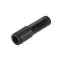 Legris Push-to-Connect, Threaded Fractional Push-to-Connect Fitting, Nylon, Black 3166 53 55