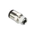Legris Metric Push-to-Connect Fitting, Brass, Silver 3175 10 10
