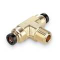 Parker Push-to-Connect, Threaded Brass DOT Push-to-Connect Fitting, Brass, Silver 172PTCNS-3-2