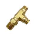 Parker Push-to-Connect Brass DOT Push-to-Connect Fitting, Brass 171PTC-4-2