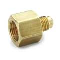 Parker Flare Fittings, Brass, 1-3/16 661FHD-4-6