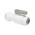 Parker Manual 2-Way Ball Valve, Push, Polypro LFPP12MVUC12M