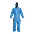 Proshield 10 Coveralls, 25 PK, Blue, SMS, Zipper PB127SBU6X002500