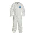 Tyvek Coverall, 6 PK, White, Tyvek(R) 400 TY125SWH4X0006G1