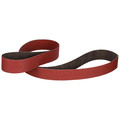 3M Sanding Belt, Coated, Ceramic, 36 Grit, Not Applicable, 767F, Maroon 767F