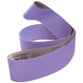 3M Cubitron Sanding Belt, Coated, Ceramic, 120 Grit, Not Applicable, 970DZ, Purple 970DZ