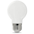 Feit Electric 5.5 W, Compact LED Bulb, White, G16-1/2, 2700K Temp. Frosted, Dimmable BPGM60W927CAFIL/2