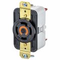 Hubbell HBL2710ST - Twist-Lock® EdgeConnect™ Receptacle with Spring Termination, 30A, 125/250V, L14-30R, Black HBL2710ST