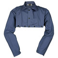 Tillman FR Welding Cape Sleeve, Cotton, Blue, 4XL 6221B4X