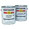 Rust-Oleum Epoxy Activator and Finish Kit, White, Semi-gloss, (2) 1 gal, 115 to 190 sq ft/gal, 9100 Series 9192402-4432