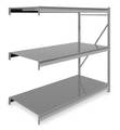 Tennsco Add-On Bulk Storage Rack, 36 in D, 72 in W, 3 Shelves 6940