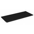 Tennsco Shelf, 36 in W x 24 in D, Black 302 BLACK