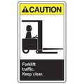 Accuform Safety Sign, 10 in Height, 7 in Width, Vinyl, Horizontal Rectangle, English MRHR601VS