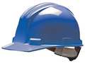 Bullard Front Brim Hard Hat, Type 1, Class E, Ratchet (4-Point), Blue 61KBR