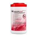Pdi Disinfecting Wipes, White, Canister, 65 Wipes, 15 in x 7 1/2 in, Alcohol Q85084