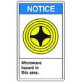 Accuform Notice Sign, 10 in Height, 7 in Width, Plastic, Rectangle, English MRAD801VP