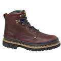 Georgia Boot Size 11W Men's 6 in Work Boot Steel Work Boot, Soggy Brown G6374