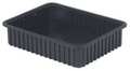 Lewisbins Divider Box, Black, Polyethylene, 22 3/8 in L, 17 1/2 in W, 5 in H DC3050 XL