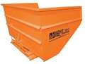 Zoro Select Self Dumping Hopper, 6000 lb., Orange 40099 ORANGE