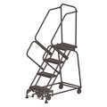 Ballymore 73 in H Steel Stock Picking Rolling Ladder, 4 Steps, 450 lb Load Capacity SW420G