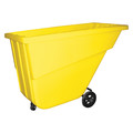 Zoro Select Tilt Truck, Light-Duty, 5/8 cu. yd., Yellow 5/8 UT YELLOW