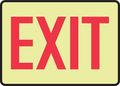 Accuform Exit Sign, Exit, 7"X10 MADC500GF