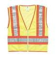 Kishigo 3XL Class 2 High Visibility Vest, Lime 1056-3X