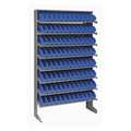 Quantum Storage Systems Steel Pick Rack, 36 in W x 60 in H x 12 in D, 8 Shelves, Blue QPRS-100BL