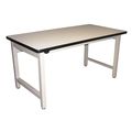 Pro-Line Bolted Workbenches, Laminate, 60" W, 30" to 36" Height, 5000 lb., Straight HD603030PL-H11