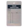 See All Industries Inspection Tag, 5 x 3 In, Al, PK25 TUF-VALV