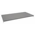 Tennsco Metal Shelf, 24"D x 48"W x 1-5/16"H, Carbon Steel Q-4824